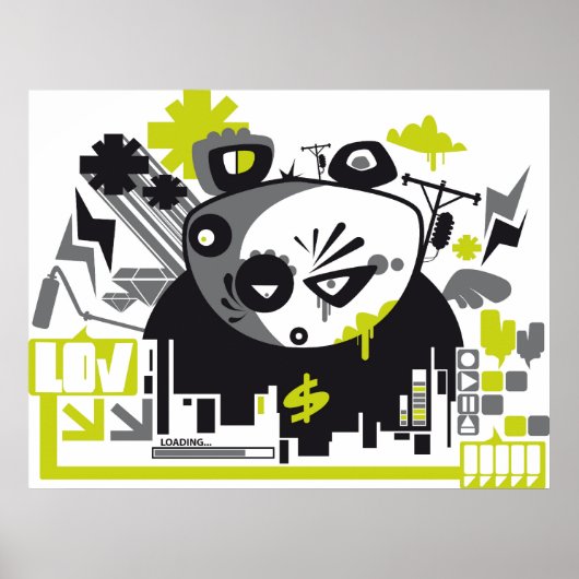 Panda Poster (Vorne)