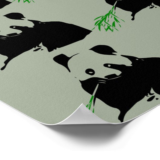 Panda Poster (Ecke)
