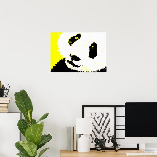 Panda. Poster (Heimbüro)