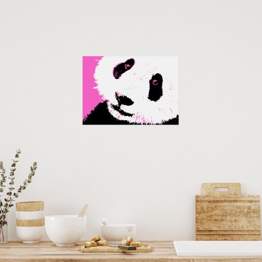 Panda. Poster (Küche)