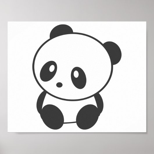 Panda-Poster Poster (Vorne)