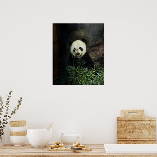 Panda Poster / Print (Küche)
