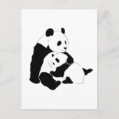 Panda Postkarte (Vorderseite)