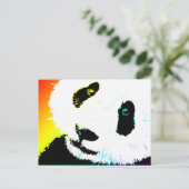 Panda. Postkarte (Stehend Vorderseite)