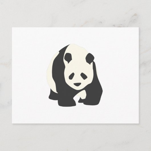 PANDA POSTKARTE (Vorderseite)