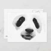 Panda Postkarte (Vorne/Hinten)