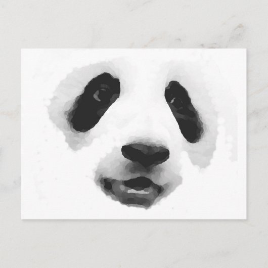 Panda Postkarte (Vorderseite)