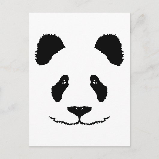 Panda Postkarte (Vorderseite)