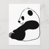 Panda Postkarte (Vorderseite)