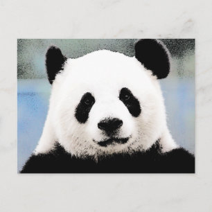 Panda Postkarte