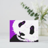 Panda. Postkarte (Stehend Vorderseite)