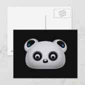Panda Postkarte (Vorne/Hinten)
