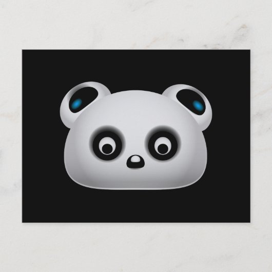 Panda Postkarte (Vorderseite)