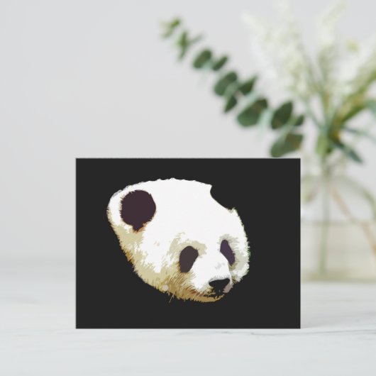 Panda Postkarte (Stehend Vorderseite)