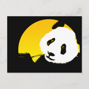 Panda. Postkarte