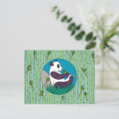 Panda Postkarte (Stehend Vorderseite)