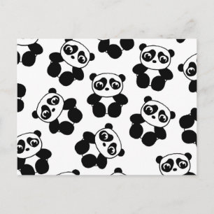 Panda Postkarte