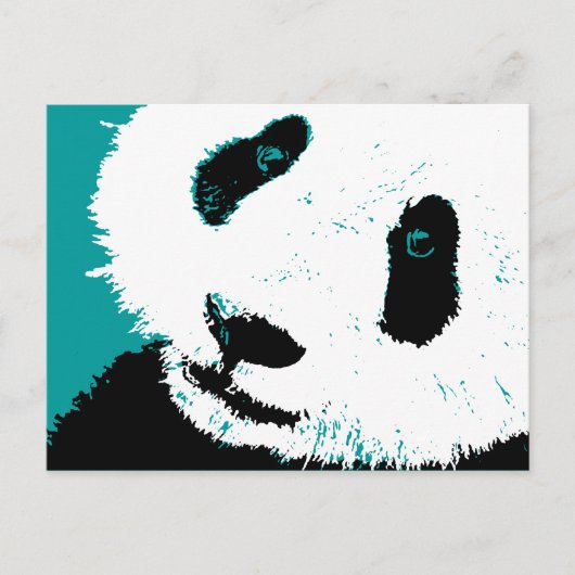 Panda. Postkarte (Vorderseite)