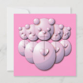 Panda-Power Einladung (Vorderseite)