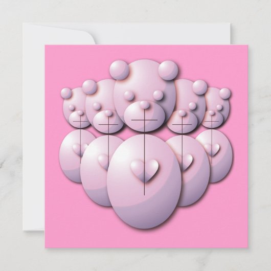 Panda-Power Einladung (Vorderseite)