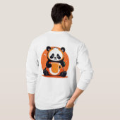 Panda Power T-Shirt (Schwarz voll)