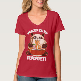 PANDA POWERBY RAMEN | Fett Panda Eating Ramen T-Shirt
