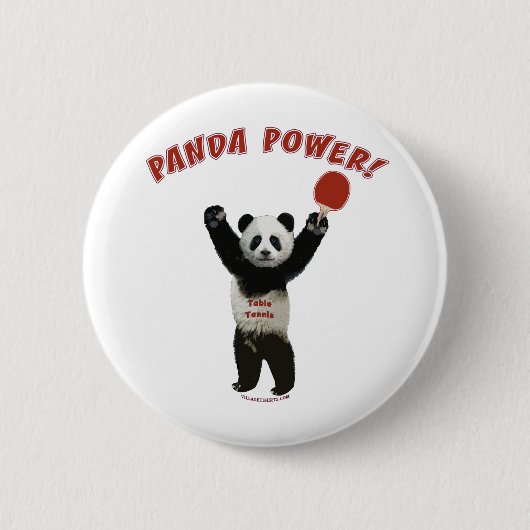 Panda-PowerPing Pong Button (Vorderseite)
