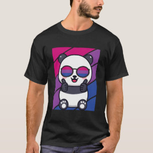 Panda Pride Biual Flagge Lgbtq Stolz Verbündeter P T-Shirt