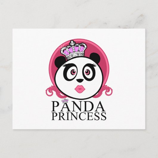 Panda Princess Postkarte (Vorderseite)