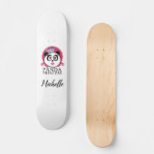 Panda Princess Skateboard (Vorderseite)