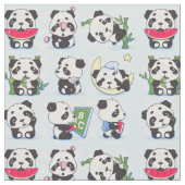 Panda Print Stoff (Nahaufnahme)