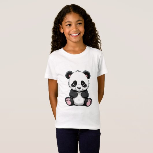 Panda Printed T - Shirt (Vorne ganz)