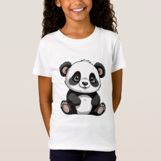 Panda Printed T - Shirt