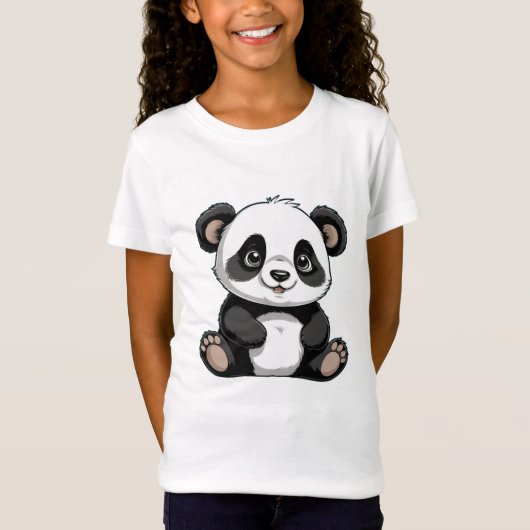 Panda Printed T - Shirt (Vorderseite)