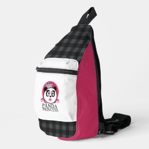 Panda Prinzessin Süße Panda Königin Krone Crossbody Bag