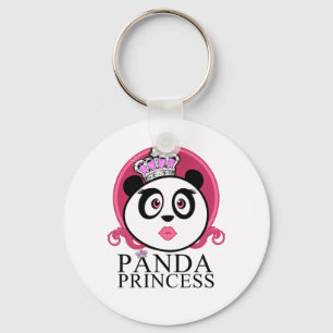 Panda Prinzessin Süße Panda Königin Krone Schlüsselanhänger
