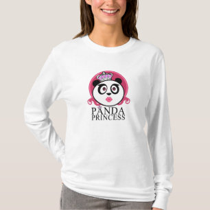 Panda Prinzessin Süße Panda Königin T-Shirt