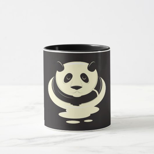 Panda-Pudding Tasse (Zentrum)