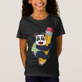 Panda Pupil Pencil T-Shirt