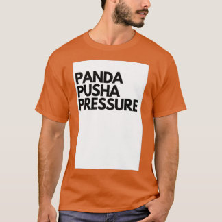 Panda Pusha Druck T-Shirt