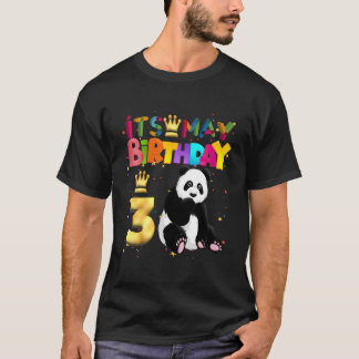 Panda Py Animal 3Th Panda T-Shirt