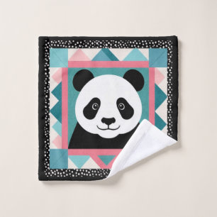 Panda-Quilt-Waschlappen Waschlappen