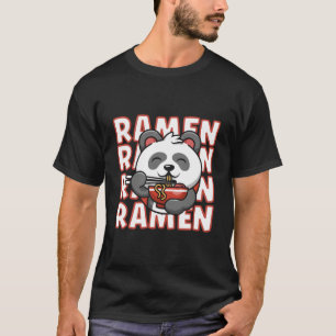 Panda Ra Nudeln Kawaii Anime Panda Bär T-Shirt