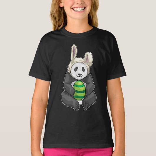 Panda Rabbit Osterei T-Shirt (Vorderseite)