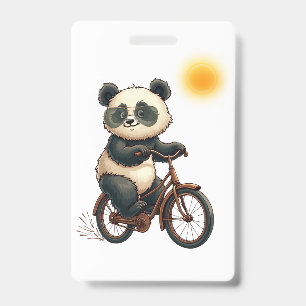Panda Radfahren Ausweis