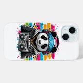 Panda Rapper Case-Mate iPhone Hülle (Rückseite (Horizontal))