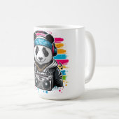 Panda Rapper Kaffeetasse (VorderseiteRechts)