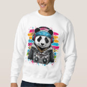 Panda Rapper Sweatshirt (Vorderseite)