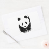 Panda Rechteckiger Aufkleber (Umschlag)