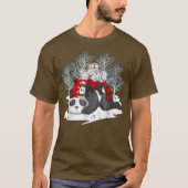 Panda Red Panda Rabbit Hamster Pyramide Schlafen T-Shirt (Vorderseite)